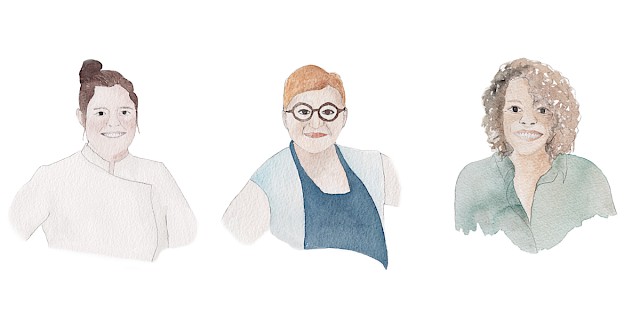 Clohé Charles, Sonia Ezgulian, Alessandra Montagne